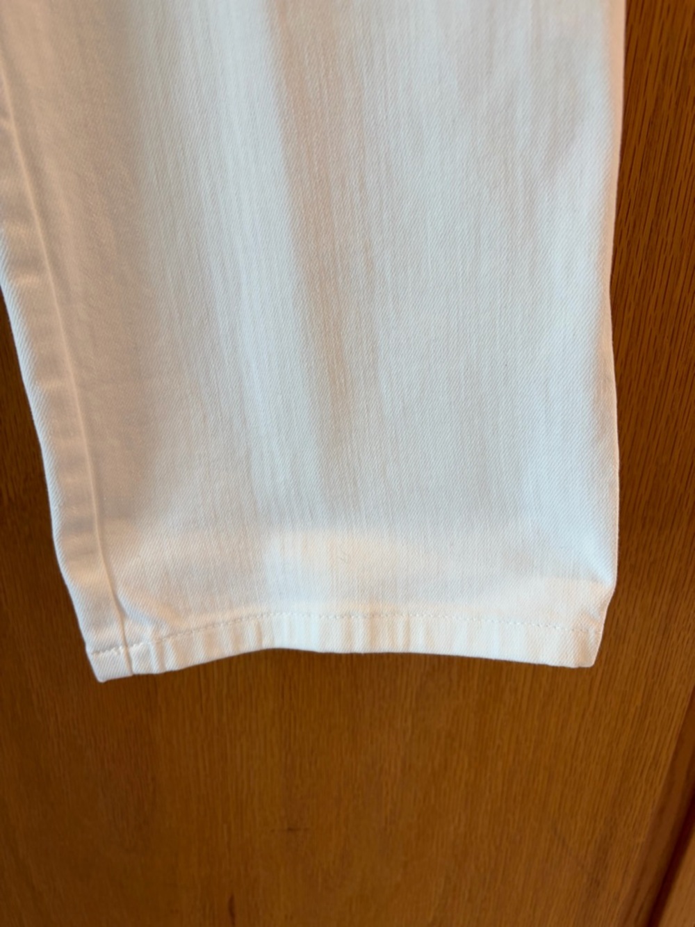 #616 Talbots White Straight-Leg Jeans — Clean Five-Pocket Design - Picture 4 of 9